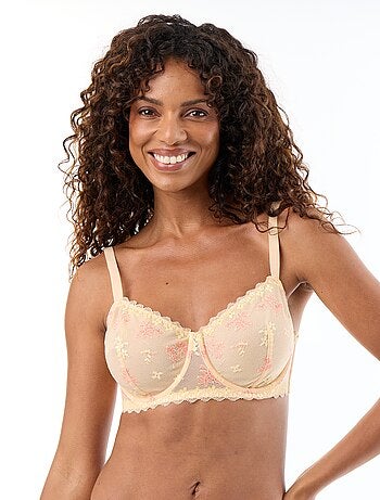 Reggiseno a balconcino avvolgente in pizzo