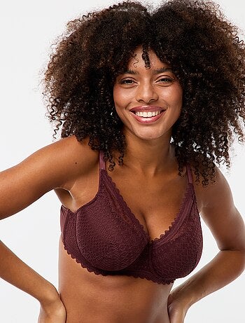 Reggiseno a balconcino avvolgente in pizzo