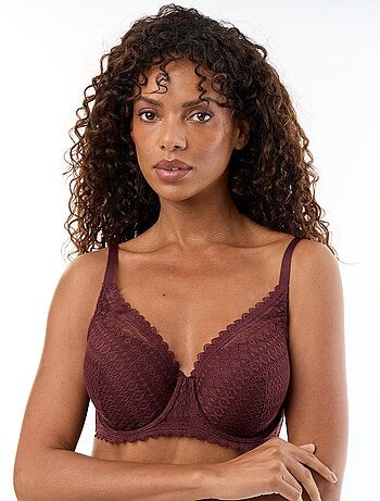Reggiseno a balconcino avvolgente in pizzo