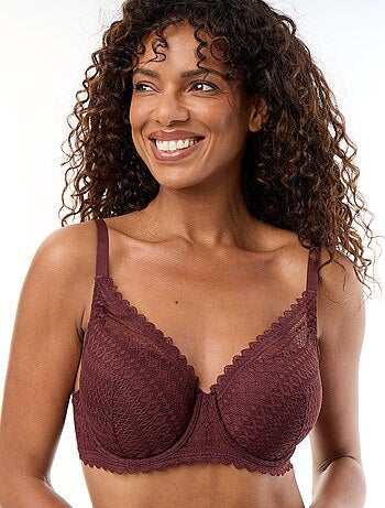 Reggiseno a balconcino avvolgente in pizzo