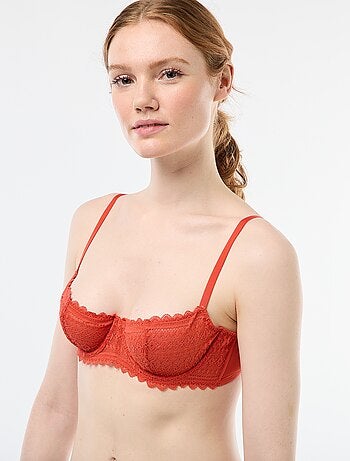 Reggiseno a balconcino in pizzo