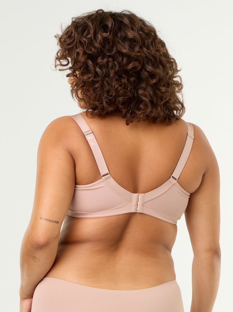 Reggiseno a balconcino in pizzo Beige - Kiabi