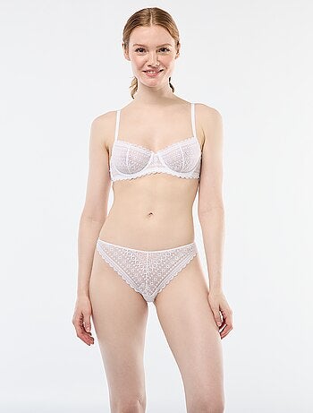 Reggiseno a balconcino in pizzo
