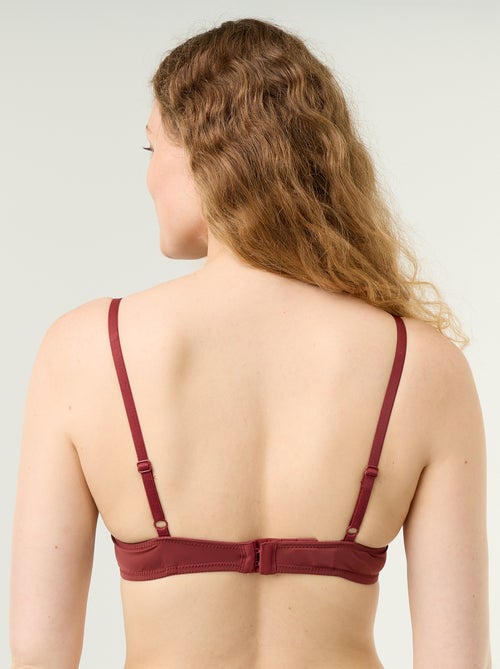 Reggiseno a balconcino in pizzo - Kiabi