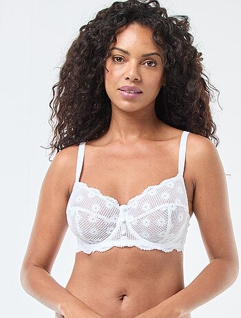 Reggiseno a balconcino in pizzo D&E