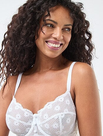 Reggiseno a balconcino in pizzo D&E