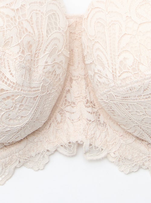 Reggiseno a balconcino in pizzo - Kiabi