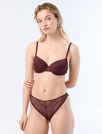 Reggiseno a balconcino in pizzo