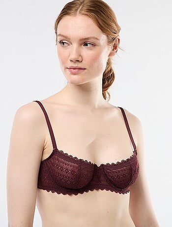 Reggiseno a balconcino in pizzo