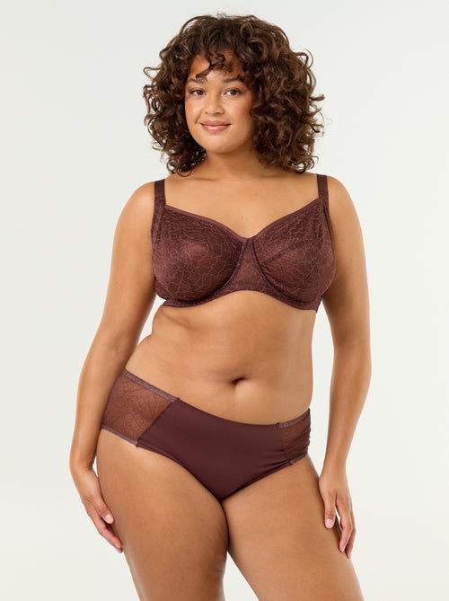 Reggiseno a balconcino in pizzo - Kiabi