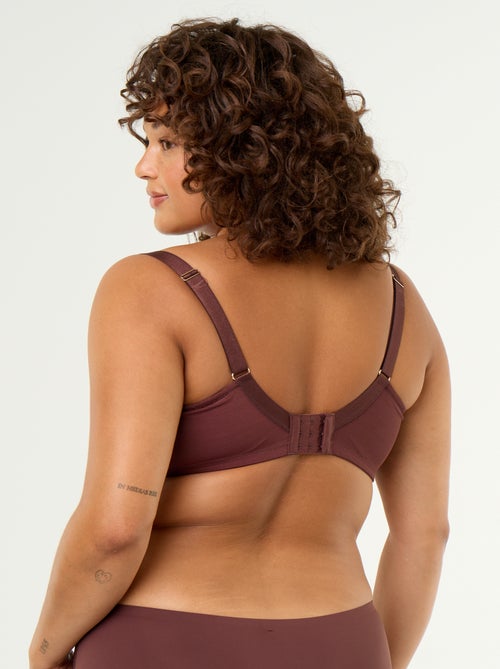 Reggiseno a balconcino in pizzo - Kiabi