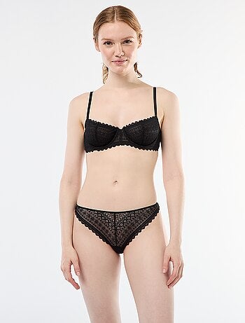 Reggiseno a balconcino in pizzo