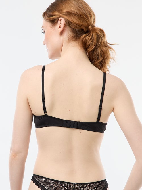 Reggiseno a balconcino in pizzo - Kiabi