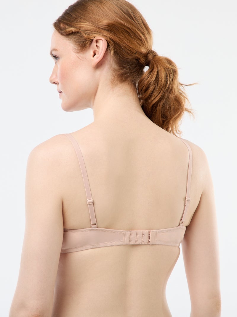 Reggiseno a balconcino in pizzo Rosa - Kiabi