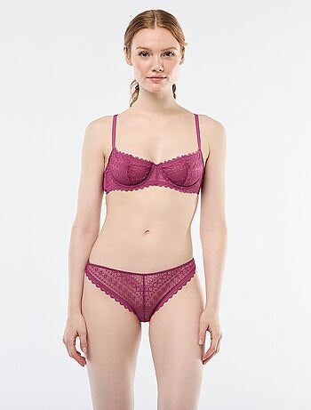 Reggiseno a balconcino in pizzo