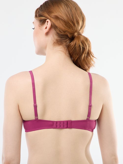 Reggiseno a balconcino in pizzo - Kiabi