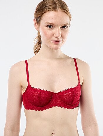 Reggiseno a balconcino in pizzo