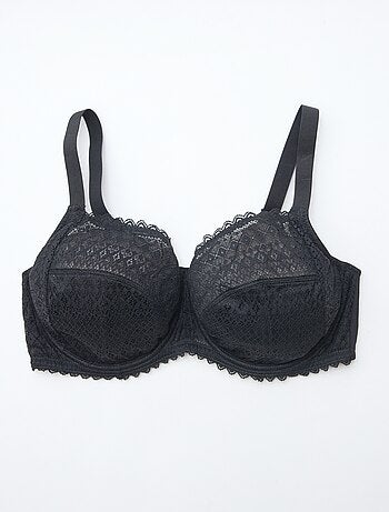 Reggiseno a balconcino in pizzo traforato