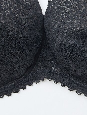 Reggiseno a balconcino in pizzo traforato