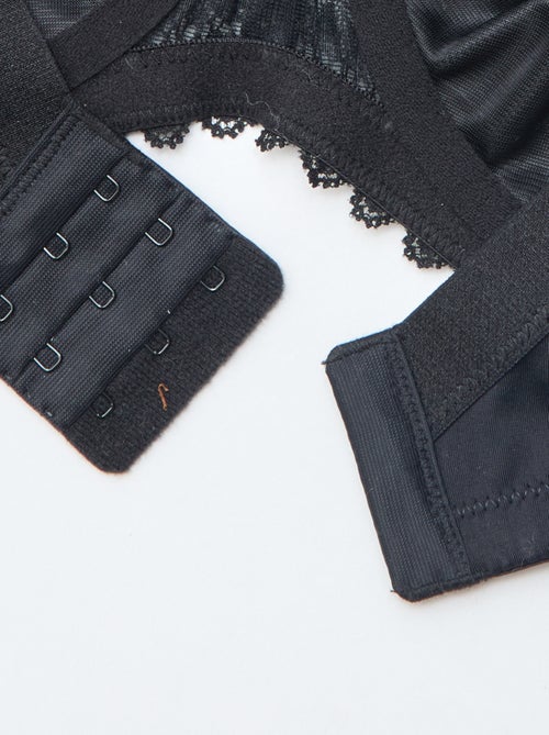 Reggiseno a balconcino in pizzo traforato - Kiabi