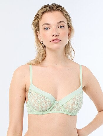 Reggiseno a balconcino in pizzo