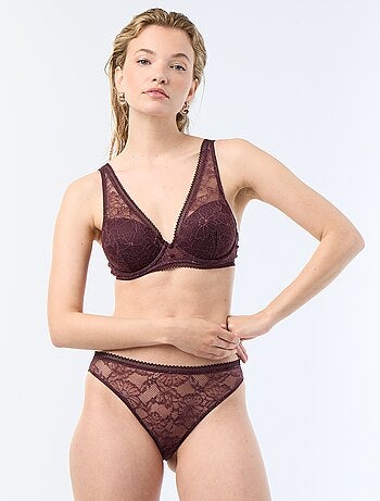 Reggiseno a balconcino in pizzo