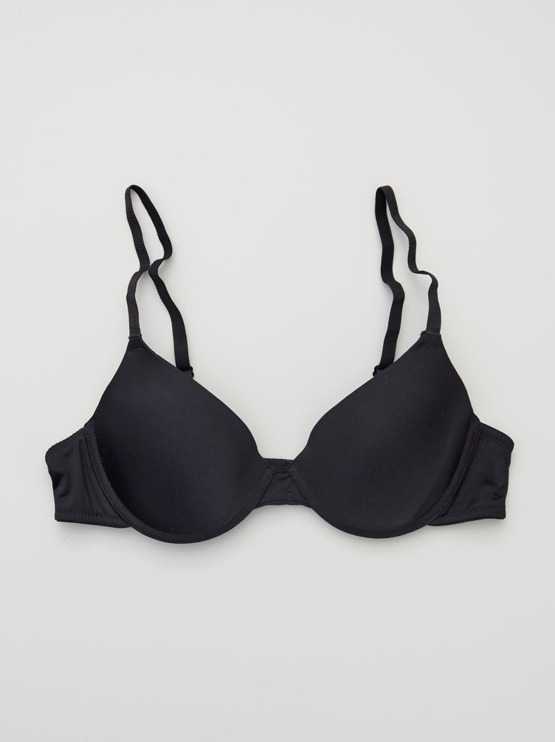 Reggiseno a balconcino 'Invisifit' 'Dim' nero - Kiabi