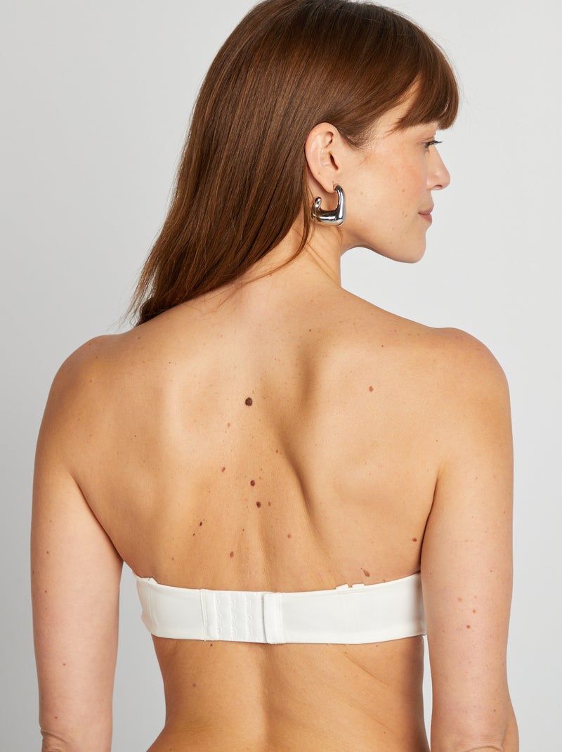 Reggiseno a fascia invisibile BIANCO - Kiabi