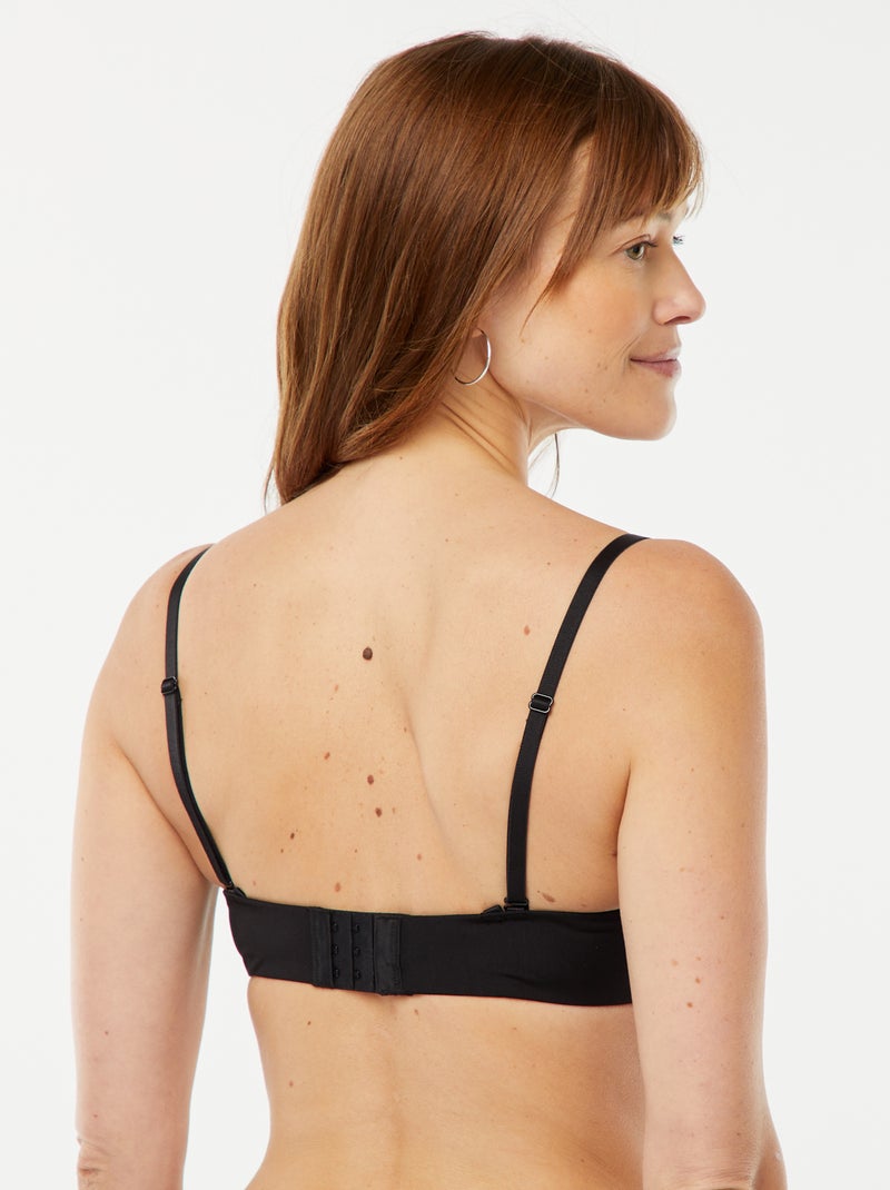 Reggiseno a fascia invisibile Nero - Kiabi
