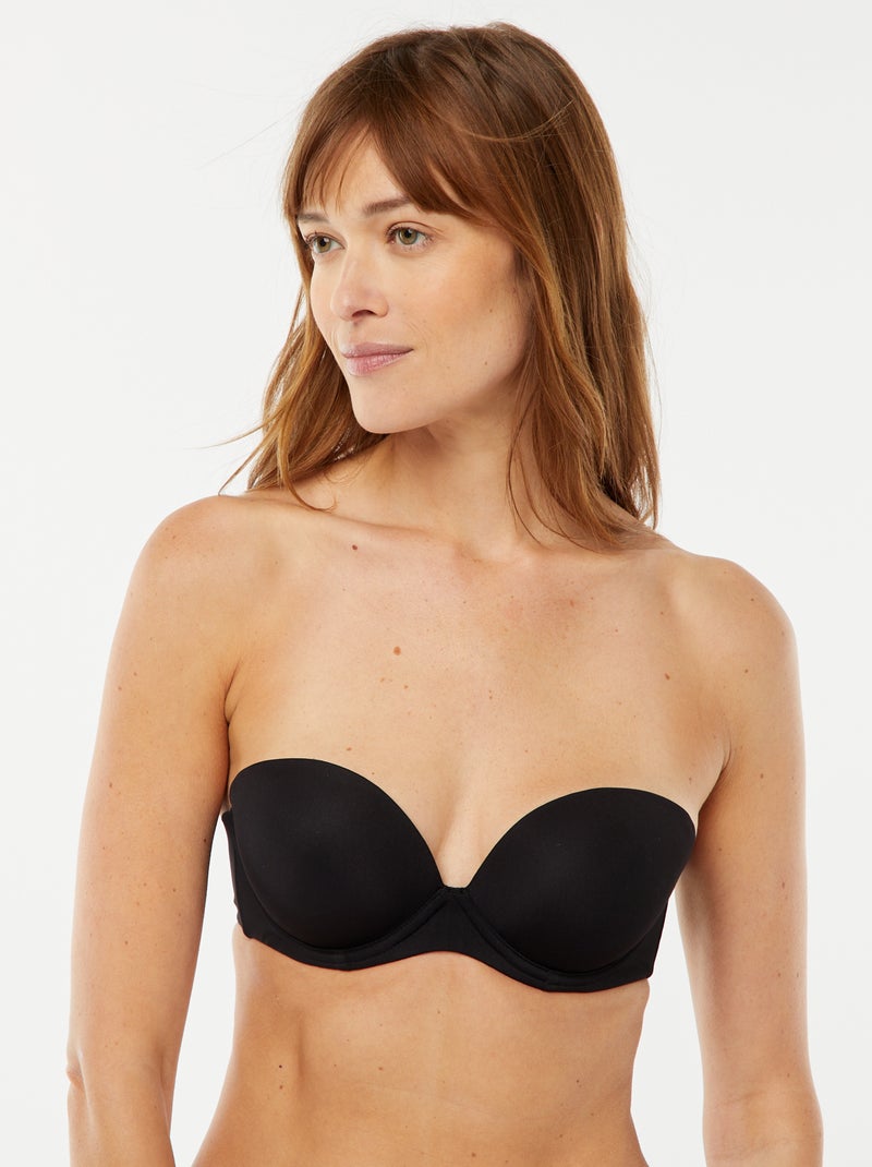 Reggiseno a fascia invisibile Nero - Kiabi