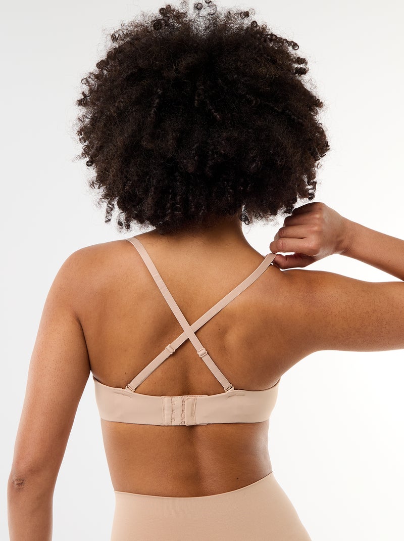 Reggiseno a fascia invisibile ROSA - Kiabi