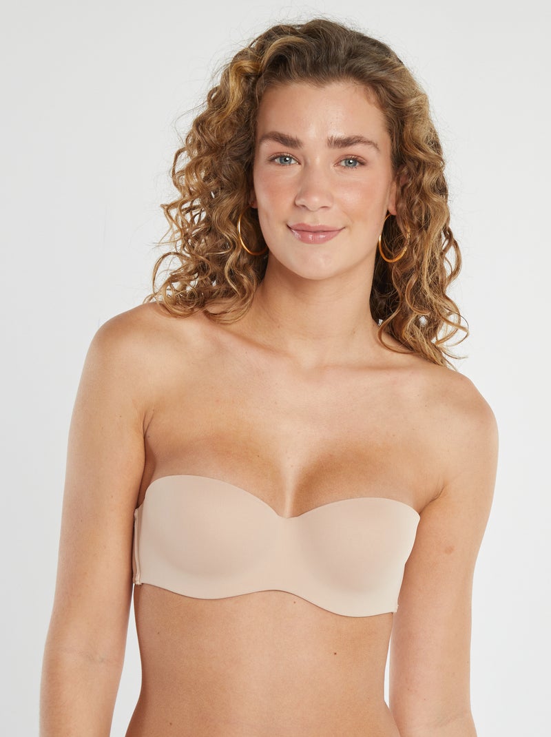 Reggiseno a fascia sagomato Rosa - Kiabi