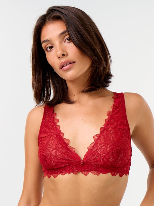 Reggiseno a foulard in pizzo - Kiabi