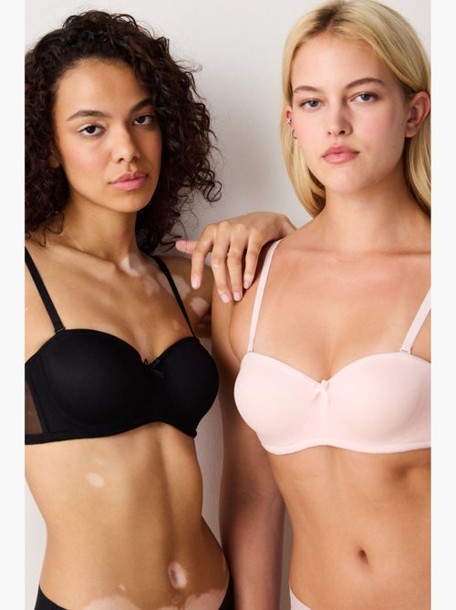 Reggiseno a tinta unita con ferretto e spalline rimovibili penti - Kiabi Reggiseno a tinta unita con ferretto e spalline rimovibili penti - Kiabi