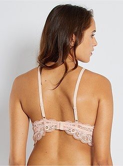 Reggiseno a triangolo a costine - Kiabi