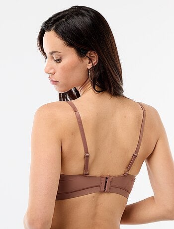 Reggiseno a triangolo con coppe in microfibra