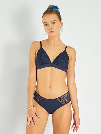 Reggiseno a triangolo in pizzo