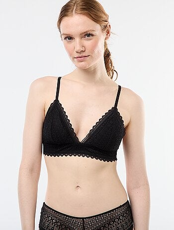 Reggiseno a triangolo in pizzo