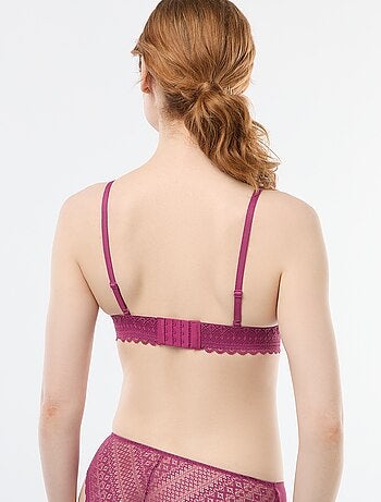 Reggiseno a triangolo in pizzo