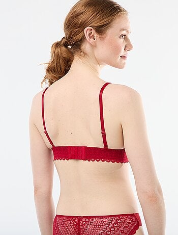 Reggiseno a triangolo in pizzo