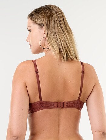Reggiseno a triangolo in pizzo traforato