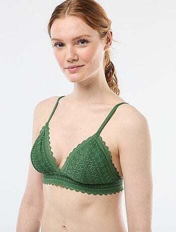 Reggiseno a triangolo in pizzo