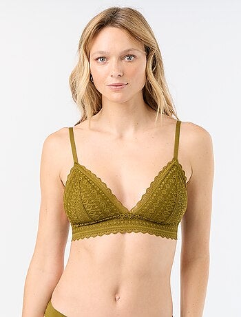 Reggiseno a triangolo in pizzo