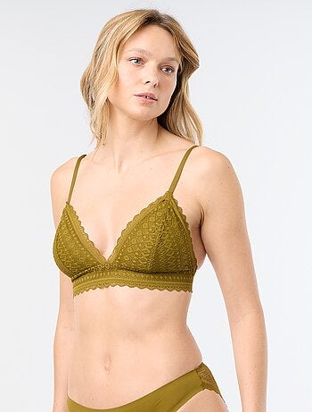 Reggiseno a triangolo in pizzo