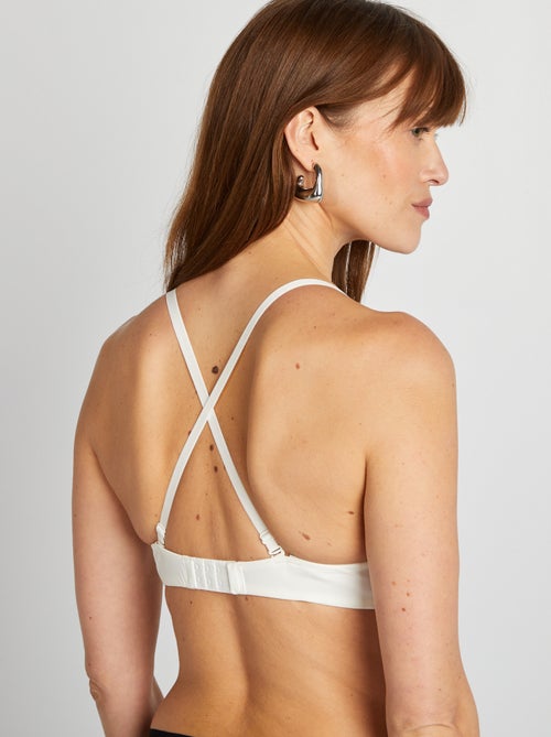 Reggiseno a triangolo invisibile in microfibra - Kiabi