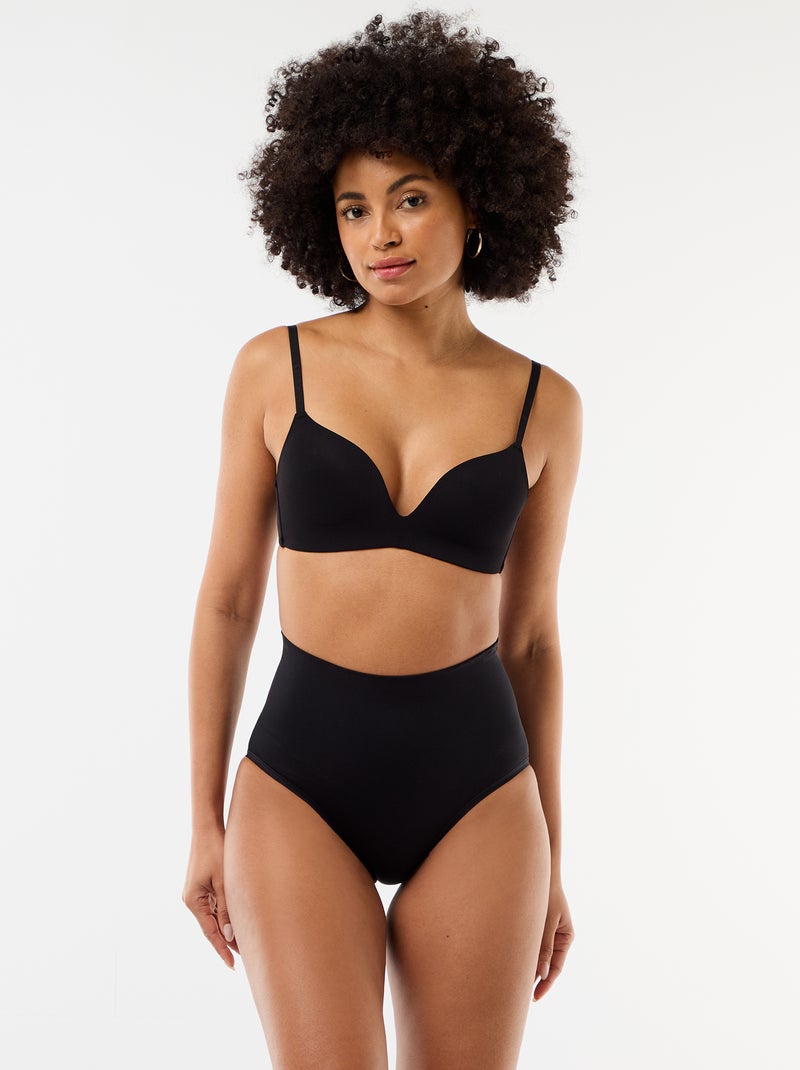 Reggiseno a triangolo invisibile in microfibra Nero - Kiabi