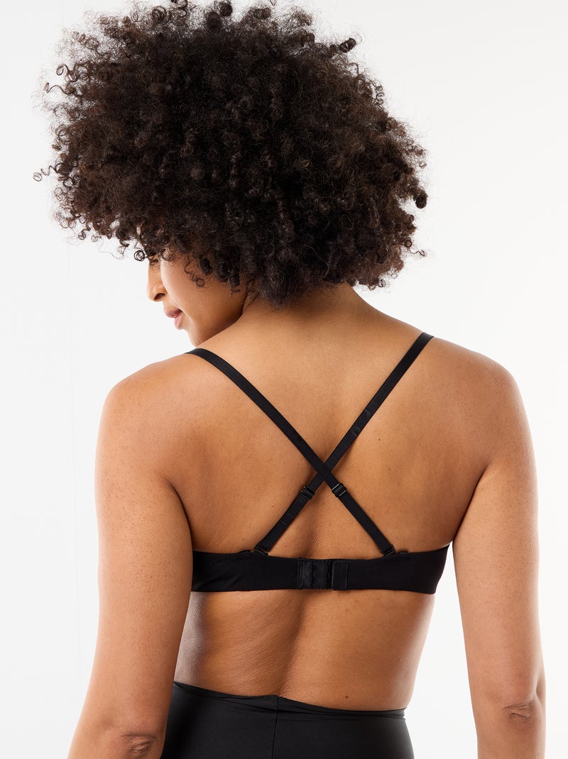 Reggiseno a triangolo invisibile in microfibra Nero - Kiabi