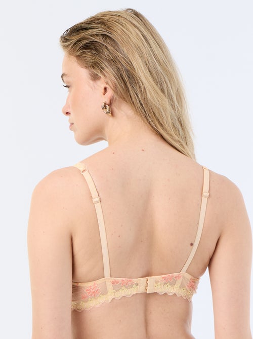 Reggiseno a triangolo senza ferretto in pizzo - Kiabi