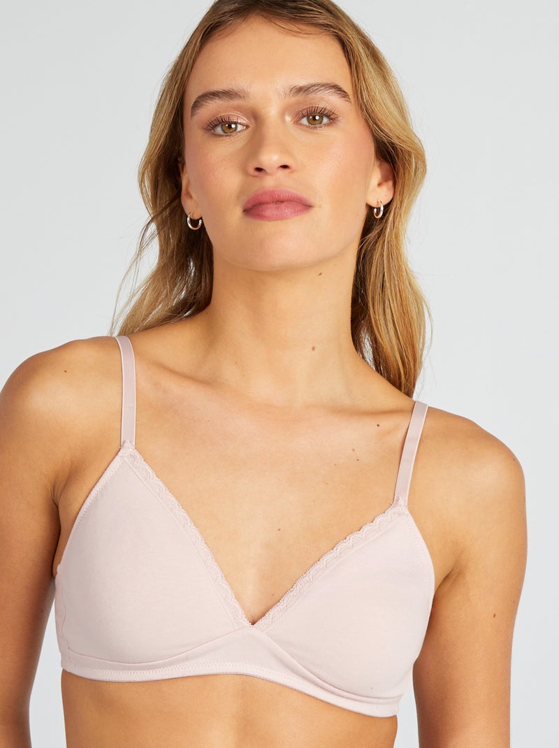 Reggiseno a triangolo senza imbottitura VIOLA - Kiabi