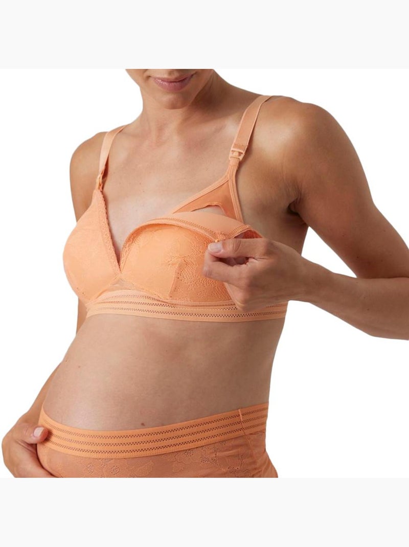 Reggiseno Allattamento Donna Mamalicious Arancione - Kiabi